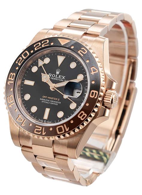 rolex gmt-master ii rose gold and steel|rolex gmt everose gold.